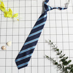 blue striped tie