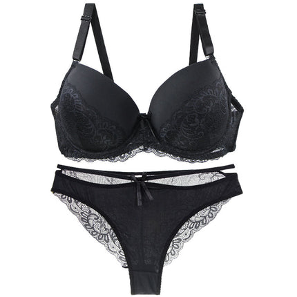2026 Factory Direct Sales Foreign Trade European and American Lingerie Plus Size Sexy Bra Set Amazon Hot-Selling Dropshipping