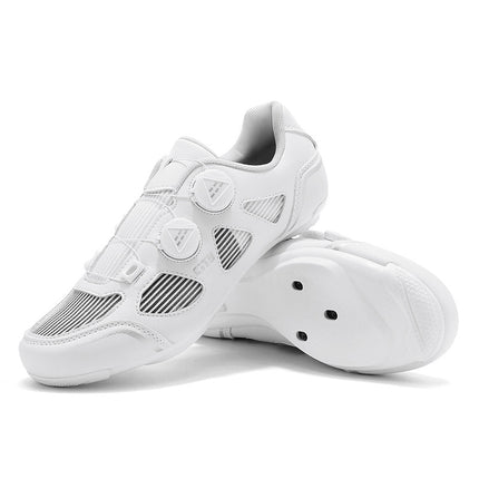 New Summer Hollow Road Bike Lock Shoe Set Hard-Soled Breathable Lock-Free Cycling Shoes Women's Power-Assisted Mountain Bike Lock Shoes