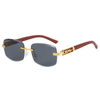 gold frame gray sheet