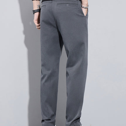 Cross-Border Trade Spring and Autumn New Lyocell Men's Versatile Light Business Casual Pants, Simple and Versatile