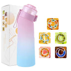 650ml / Frosted pink blue with logo and 5 rings