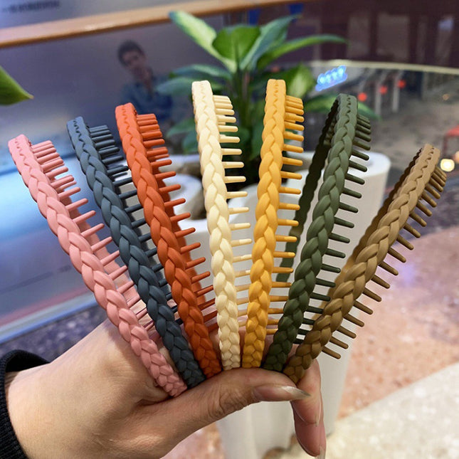 Headband for Women in Summer, Anti-Slip Special Headband for Face Washing, Toothed Hairpin, 2025 New Style Hairpin, Hair Bundle Headwear