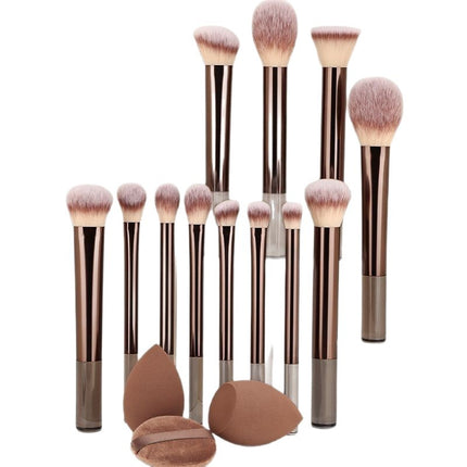 12 makeup brushes 8 makeup brushes 7 long tube makeup suit single brush powder brush eyebrow brush eye shadow brush