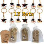Keychain+cardboard+gauze bag / Doctoral hat a+b+c style 12set (4 pieces each)