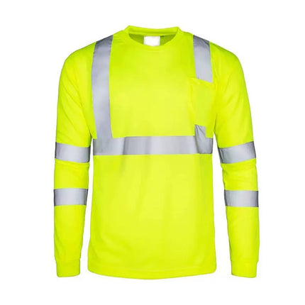 Site work clothes wholesale breathable sweat-absorbent fast cotton T-shirt dry outdoor safety construction tooling reflective strip T-shirt