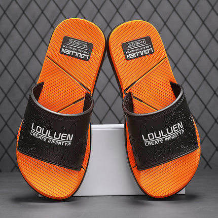 2025 New Summer Slippers for Men, Trendy Non-Slip Slippers for Men, Home Bathroom Bathing Slippers