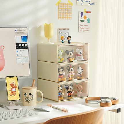 Desktop Organization Storage Box Bubble Mart Dustproof Transparent Figurine Box Cosmetics Jewelry Storage Cross-Border Hot Sale