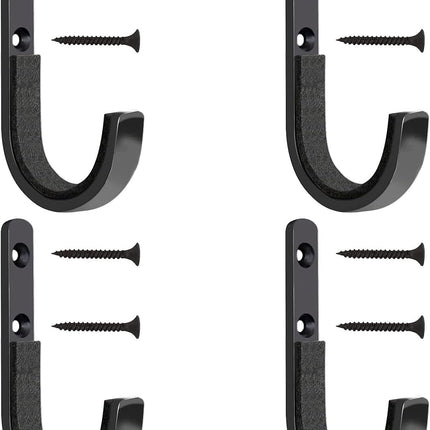 Cross-border Rifles Shotgun Hooks 2Pcs wall-mounted gun rack metal storage hook J-hook