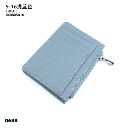 Double-sided Driver's License Multi-card Slot Genuine Leather Zipper Card Bag Top Layer Cowhide Men's Thickened Light Luxury Women's Small Coin Purse Case