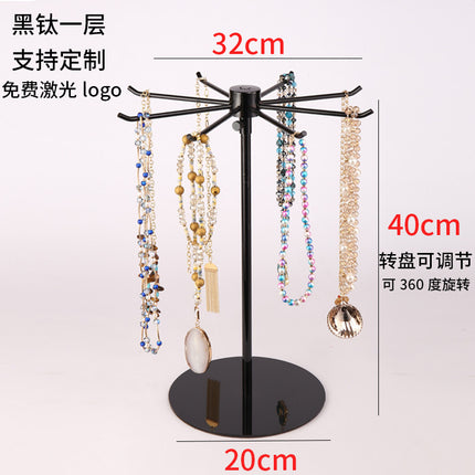 Stainless Steel Bag Display Rack Shoes Display Rack Belt Rack Glasses Wallet Display Rack Hanging Bag Display Rack