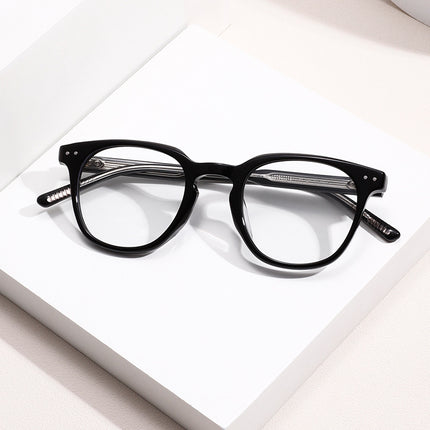 2025 new plate glasses frame black frame without makeup women's tide anti-blue light glasses can be equipped with myopia glasses BC8001
