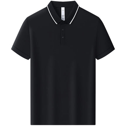165 grams of ice-sensitive breathable dynamic pearls POLO shirt overalls short sleeve lapel diy group company factory clothing tooling