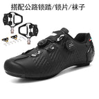 2029 black road shoes + pedals + cleats / 36