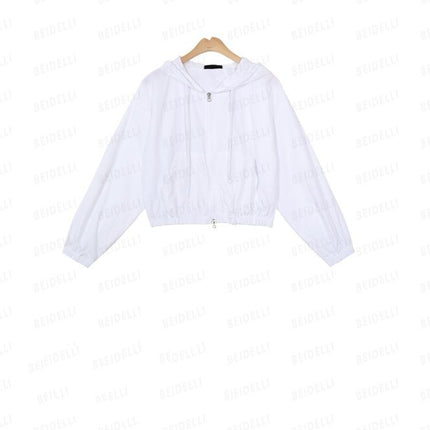 2026 New Thin Style Fashionable Quick-Drying Relaxed Long-Sleeve Sun Protection Clothing Versatile Low-Key Breathable Short Jacket for Women