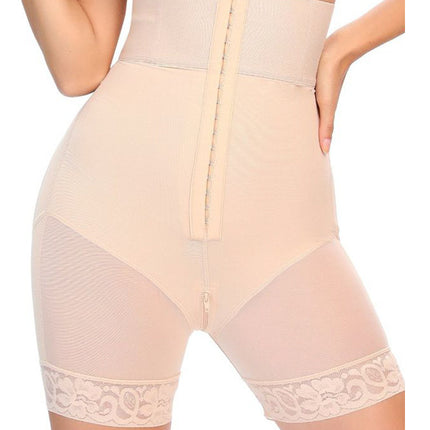 Cross-Border Plus-Size Tummy Control Pants for Women, High-Waisted with Hip Pads, Seamless Butt-Lifting Pants, Non-Curling Waistband, Peach Butt Shaping Pants