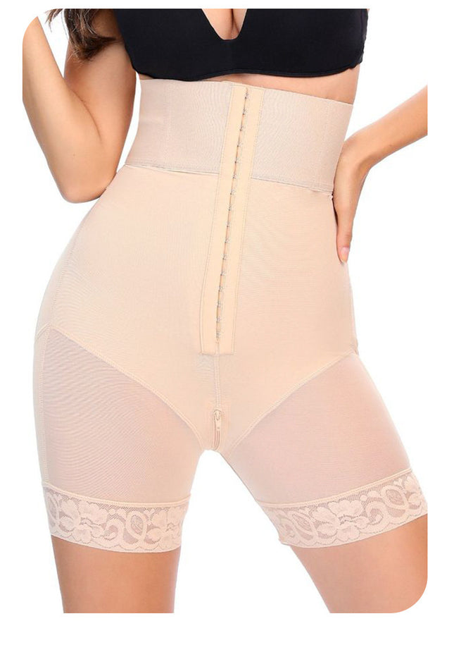Cross-Border Plus-Size Tummy Control Pants for Women, High-Waisted with Hip Pads, Seamless Butt-Lifting Pants, Non-Curling Waistband, Peach Butt Shaping Pants