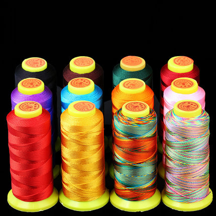 Nylon strand 3/6/9/12/15 strand hand woven bracelet diy necklace jewelry beaded accessories material