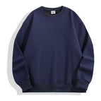 Round neck navy blue / XS