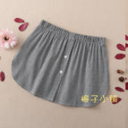 Black and white check (pure cotton fabric) / M ( 42.5-55kg used)