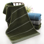 33*72 / Houndstooth towel Green