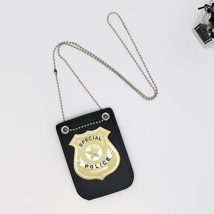 Amazon Kids Toy Police Micro Accessories Halloween Police Cosplay Accessories Badge Metal Police Badge