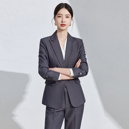 Business Suit suit Women's Spring and Autumn High-end Interview Formations High-end Sense Tooling Temperament Work Clothes Suit Jacket