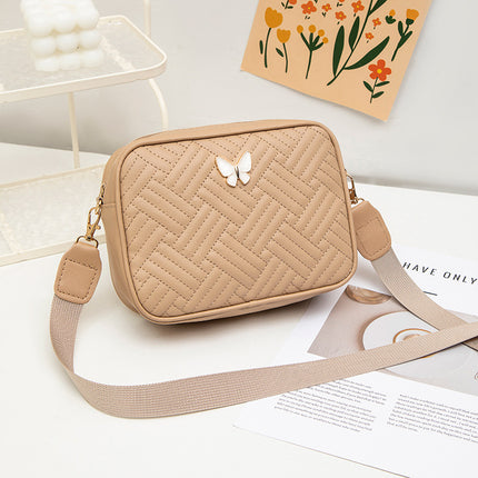 National Style Embroidered New Casual Fashion Quilted Embroidered Commuter Crossbody Bag Compact Ladies Bags Shoulder Bag