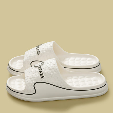Stepping on excrement feeling sandals and slippers women's summer new home non-slip bathroom home men's eva cool tray factory wholesale cross-border