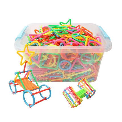 Spot Smart Stick Building Blocks Toys Kindergarten Educational Splicing Stick Children's Small Particle Building Blocks Assembly Toys Wholesale