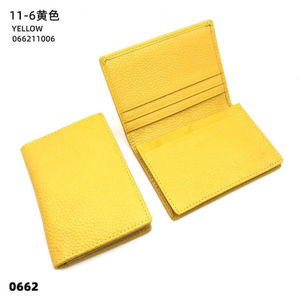 in stock Japanese classic high-rise leather business card bag head layer cowhide business large capacity Japanese business card bag wholesale
