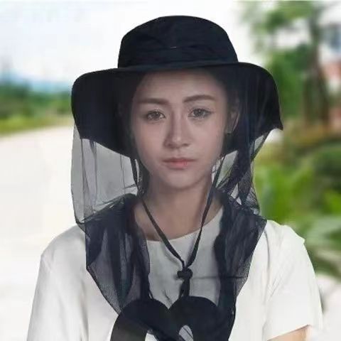 Sun Hat for Men and Women, Anti-Catkin Mesh, Anti-Mosquito, Women's Face-Covering Fishing Hat, Sun Protection Hat, Large Brim Outdoor Summer Hat