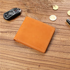 Yellow [frosted head layer cowhide]]