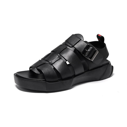 Roman Sandals for Men 2023 Summer New High-Top Casual Leather Shoes Outdoor Trendy Stylish Outdoor Wear 4885-Y