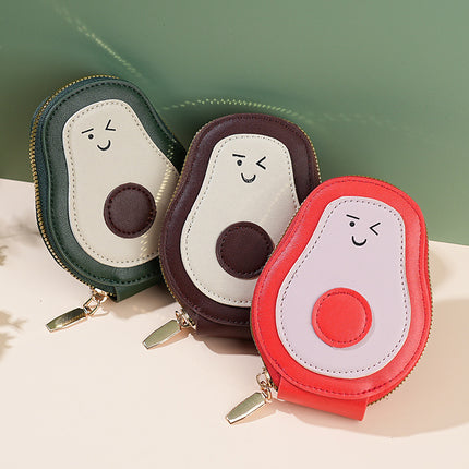 New cute avocado card bag foreign trade hot chattering hot 11 card exquisite fashion storage bag wallet