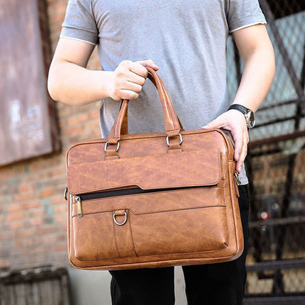 Men's Bag Handbag Shoulder Bag Travel Men's Bag Briefcase Business Computer Bag Men's Crossbody Bag Business Wallet