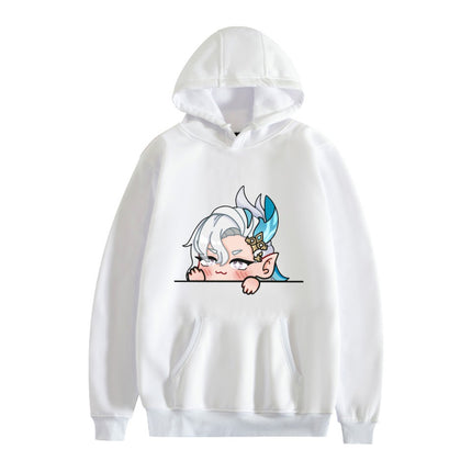 New Anime two-dimensional printed hoodie loose casual men's and women's trendy autumn and winter cross-border sweater Hoodies