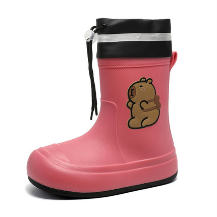 Quality Kapibara Cute Children's Rain Boots for Boys and Girls, New Lightweight Waterproof Shoes for Older Children