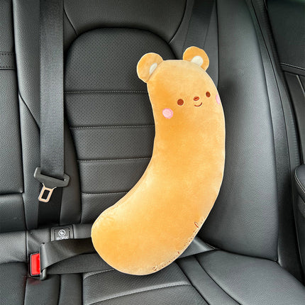 Car Seat Belt Shoulder Cover Universal Cartoon Cute Doll Wear-resistant Car Seat Belt Cover Women