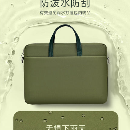 Computer bag version of anti-fall airbag laptop bag shoulder portable 14 inch bag 16 inch slung laptop bag