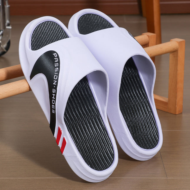 Slippers Men's Casual Summer Outer Wear Sports Non-slip Odor Deodorant Slip-on Feeling Men's Sandals and Slippers Open Toe Platform Beach Shoes