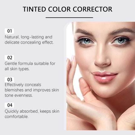 Moisturizing Correcting CC Cream Full Coverage Lightweight Natural Long Lasting Waterproof Anti-Sweat Foundation Cosmetics Base