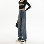 Retro blue nine points double buckle style / XS【 37.5-45kg 】
