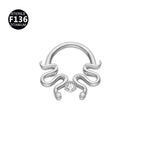 1.2*8mm / Style 2 silver