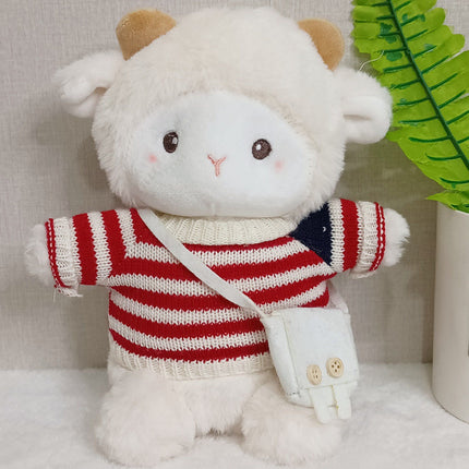 Internet Celebrity Poko Plush Toy Cartoon Belle Sheep Doll Dressed up as a Little Sheep, a Gift for Girls
