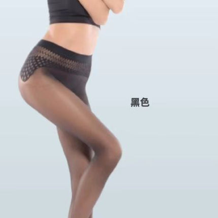 Seamless Crotch 1D Apple Buttocks Sexy Ultra-Thin Stockings for Women Summer Breathable Black Stockings Thin Invisible Light Leg Artifact Butt Lift