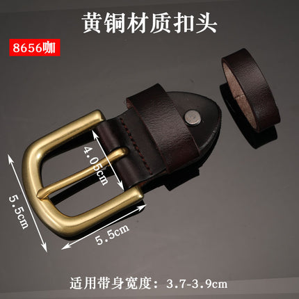 Men's Belt Buckle Pin Buckle Belt Buckle Head Waist Trousers Buckle Pin Buckle Belt Belt Buckle Accessories