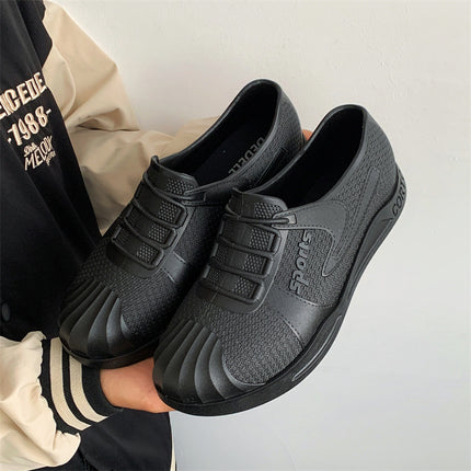 Fashion rain boots spring and autumn men's waterproof non-slip wear-resistant low-top shoes casual comfortable fishing chef labor protection shoes wholesale