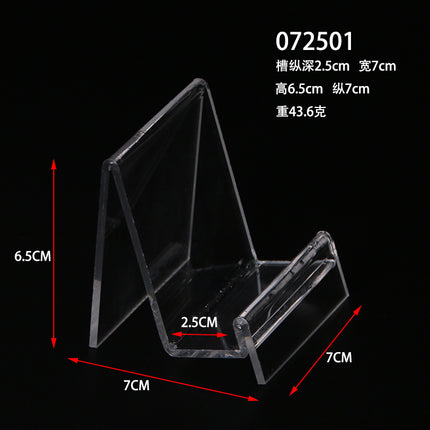 Multi-layer acrylic display stand mobile phone wallet display stand plexiglass transparent display display props