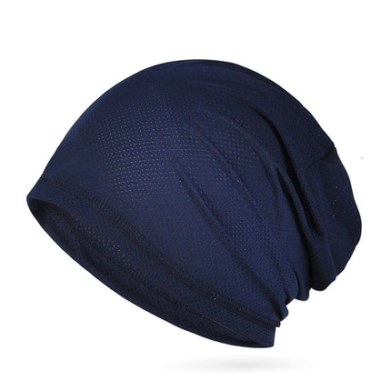 Summer outdoor single-layer cap quick-drying sports riding running cool thin mesh breathable sunscreen cap